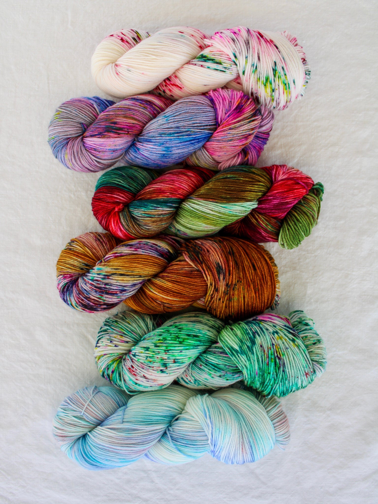 Speckled and Variegated - Ruby and Roses Yarn