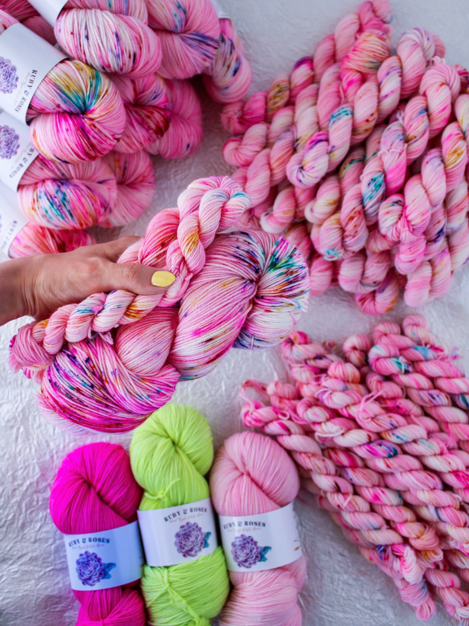 Ruby And Roses Monthly OOAK Colorways – Ruby and Roses Yarn