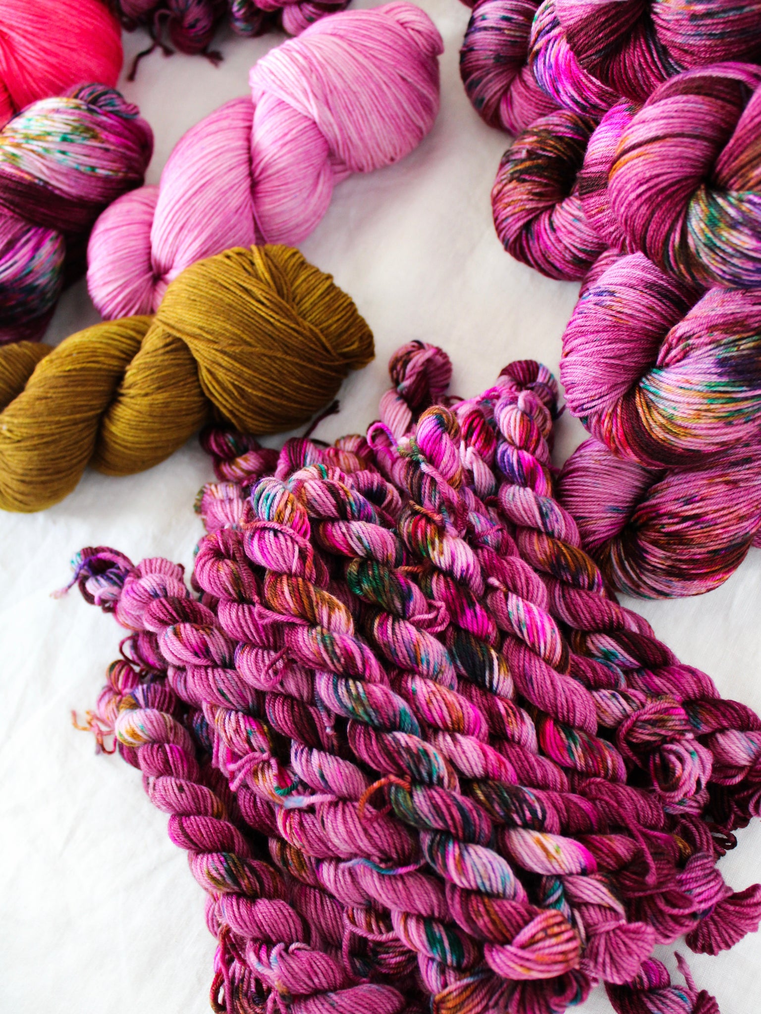 20g Mini /// OOAK Rewards - Ruby and Roses Yarn - Hand Dyed Yarn