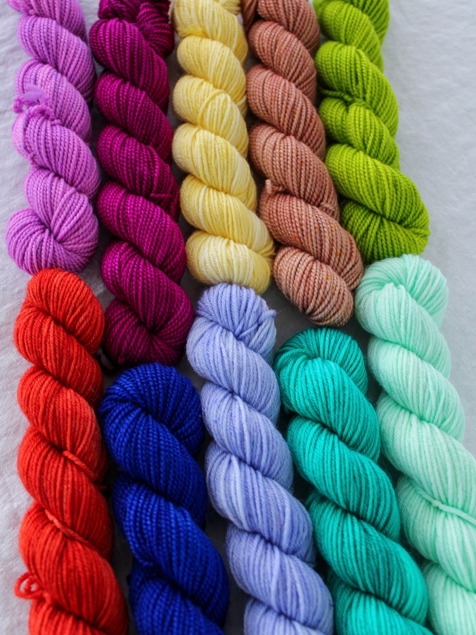 20g Mini /// OOAK Rewards - Ruby and Roses Yarn - Hand Dyed Yarn