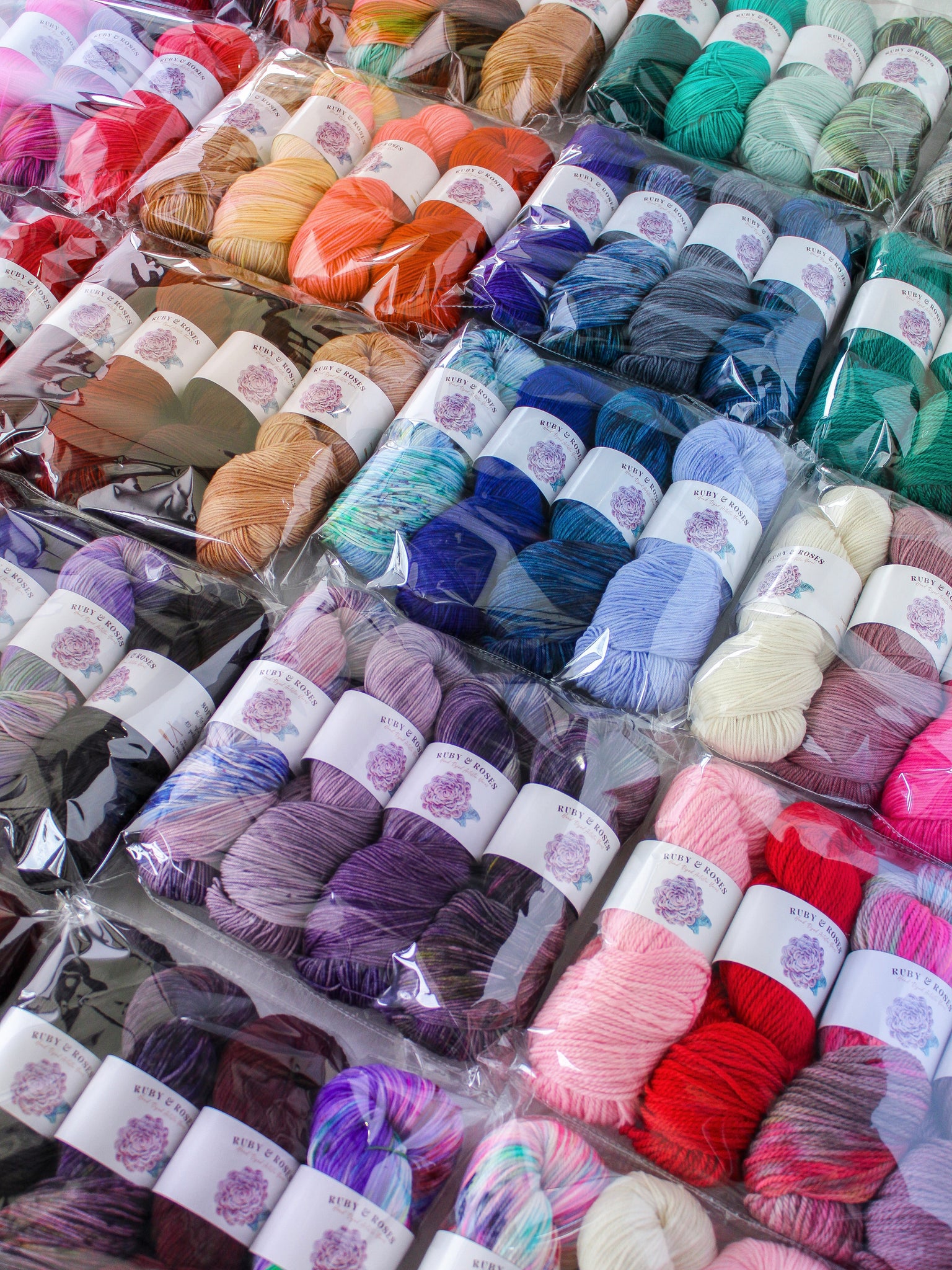 Ruby And Roses Hand Dyed Artistic Yarns - Ruby and Roses Yarn