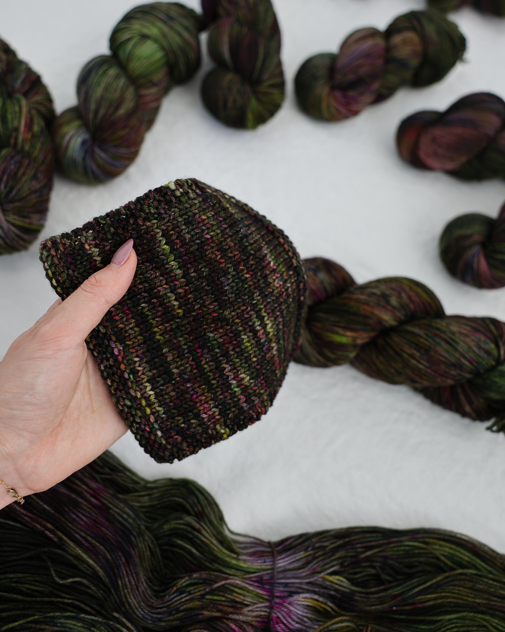 Acadia - Ruby and Roses Yarn - Hand Dyed Yarn