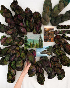 Acadia - Ruby and Roses Yarn - Hand Dyed Yarn