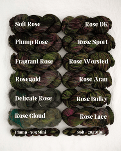 Acadia - Ruby and Roses Yarn - Hand Dyed Yarn