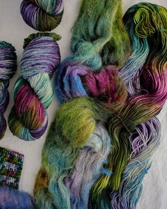 Anti - Hero - Ruby and Roses Yarn - Hand Dyed Yarn