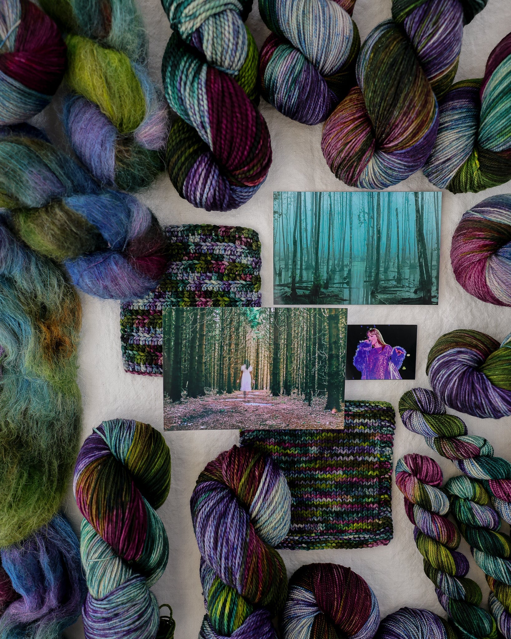 Anti - Hero - Ruby and Roses Yarn - Hand Dyed Yarn