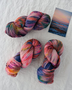 Beachcomber - Ruby and Roses Yarn - Hand Dyed Yarn