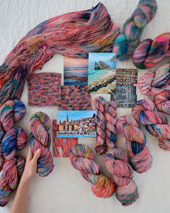 Beachcomber - Ruby and Roses Yarn - Hand Dyed Yarn