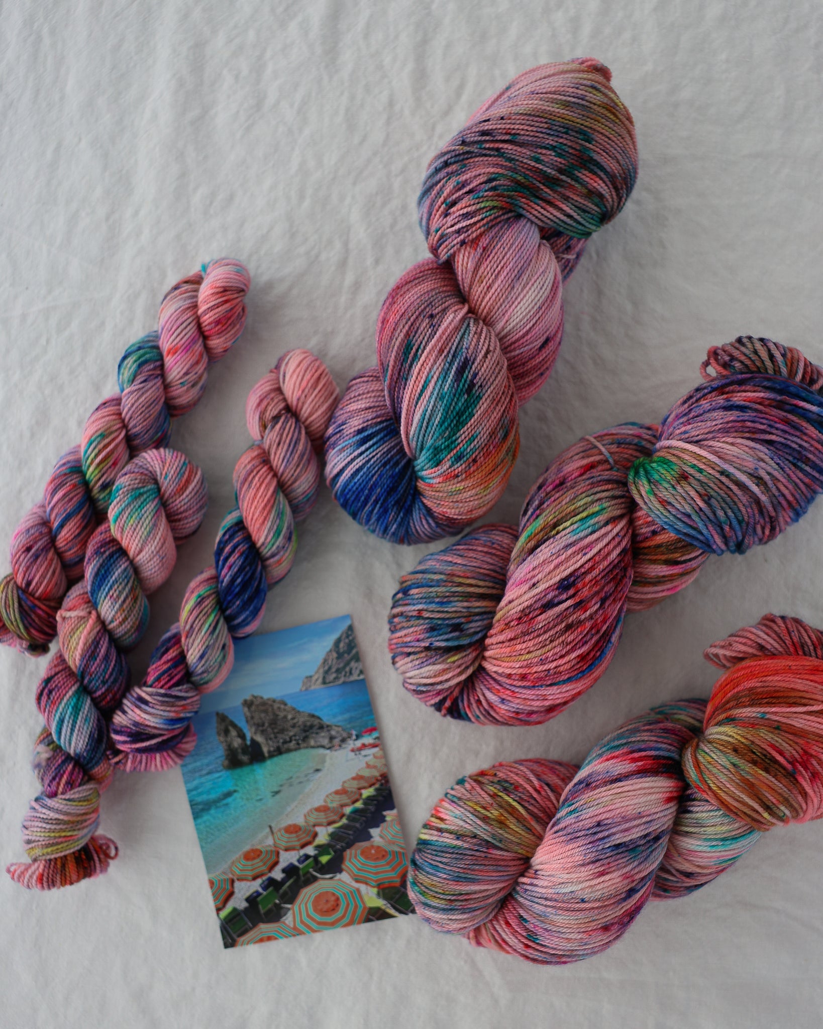 Beachcomber - Ruby and Roses Yarn - Hand Dyed Yarn