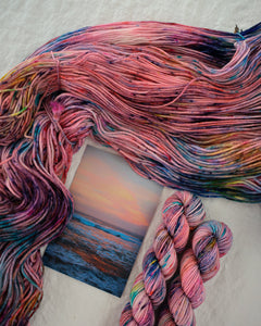 Beachcomber - Ruby and Roses Yarn - Hand Dyed Yarn