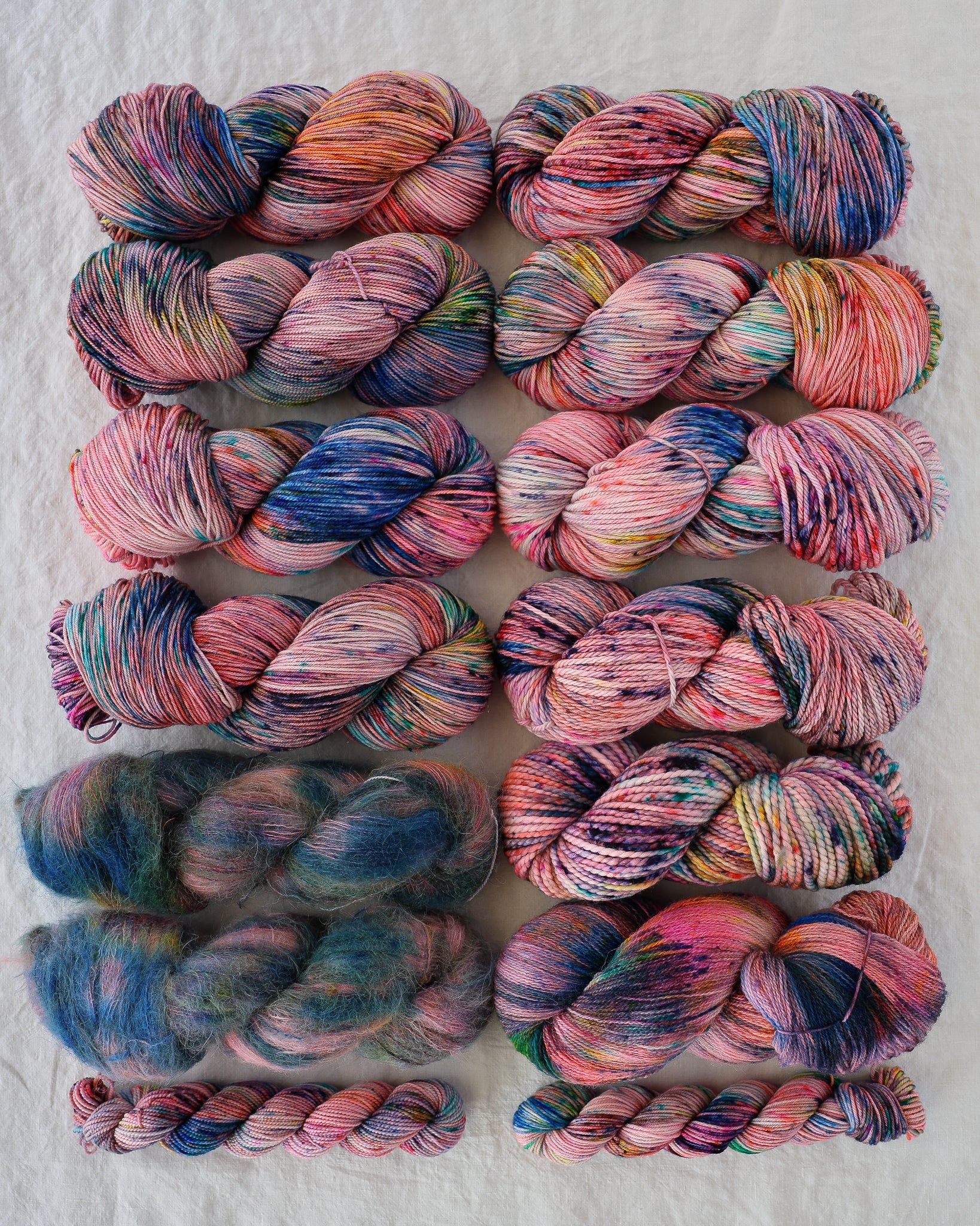 Beachcomber - Ruby and Roses Yarn - Hand Dyed Yarn