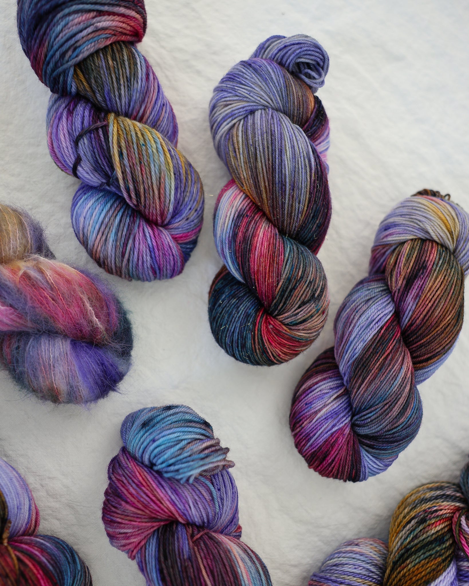 Blueberry Fields - Ruby and Roses Yarn - Hand Dyed Yarn