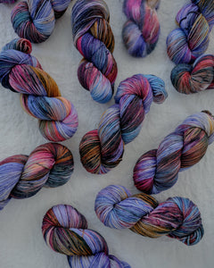 Blueberry Fields - Ruby and Roses Yarn - Hand Dyed Yarn