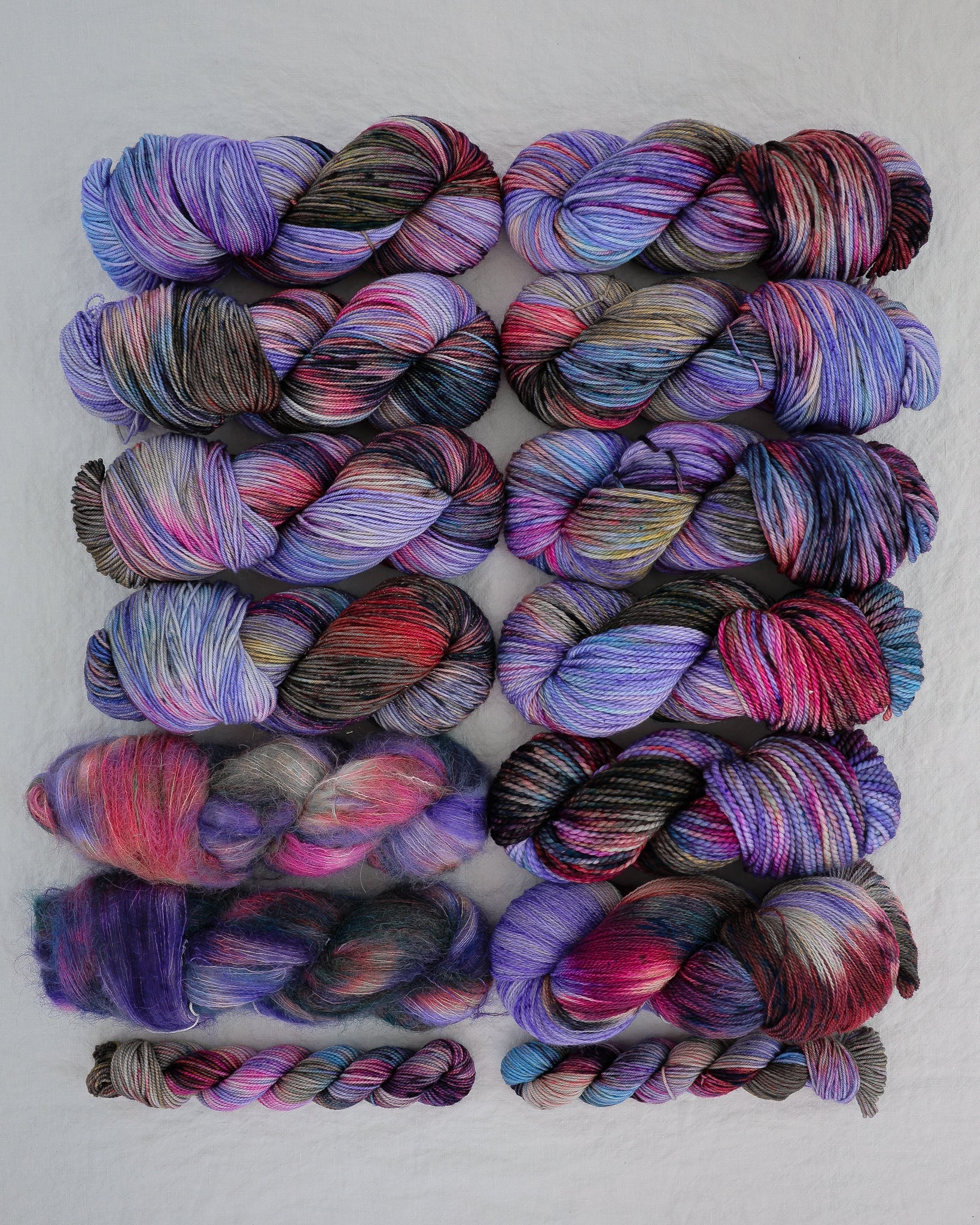 Blueberry Fields - Ruby and Roses Yarn - Hand Dyed Yarn