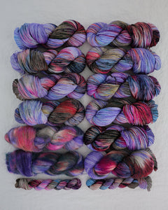 Blueberry Fields - Ruby and Roses Yarn - Hand Dyed Yarn