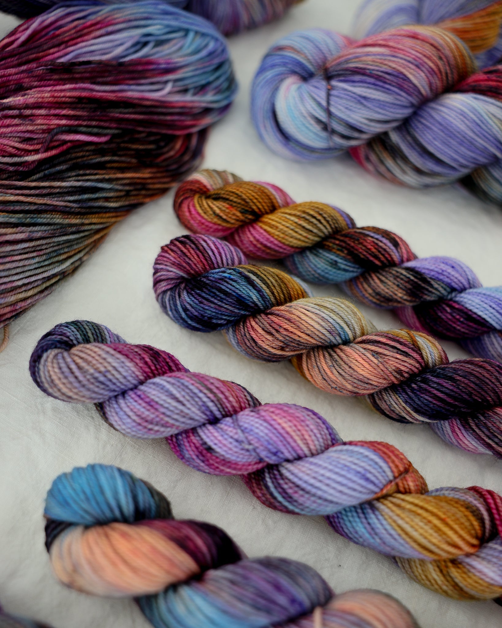 Blueberry Fields - Ruby and Roses Yarn - Hand Dyed Yarn