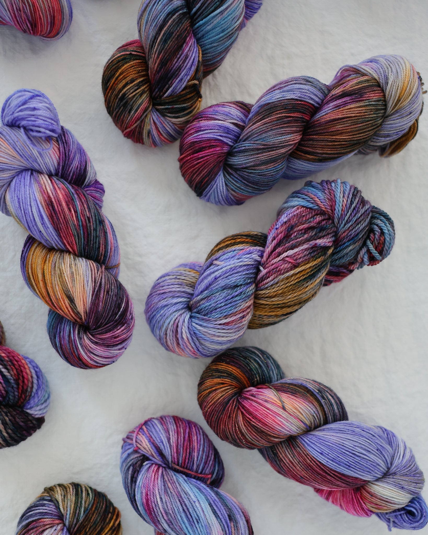 Blueberry Fields - Ruby and Roses Yarn - Hand Dyed Yarn