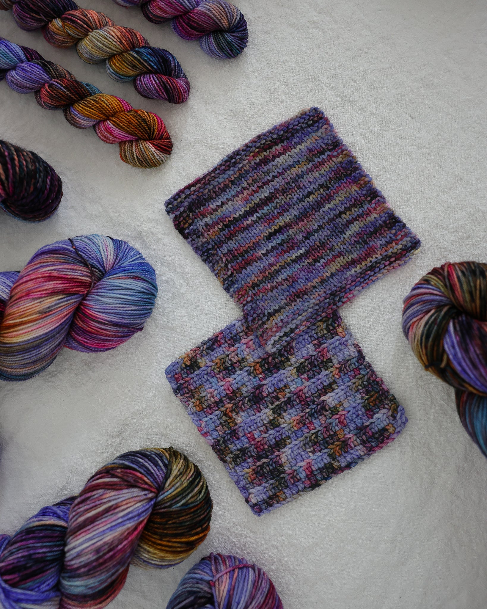 Blueberry Fields - Ruby and Roses Yarn - Hand Dyed Yarn