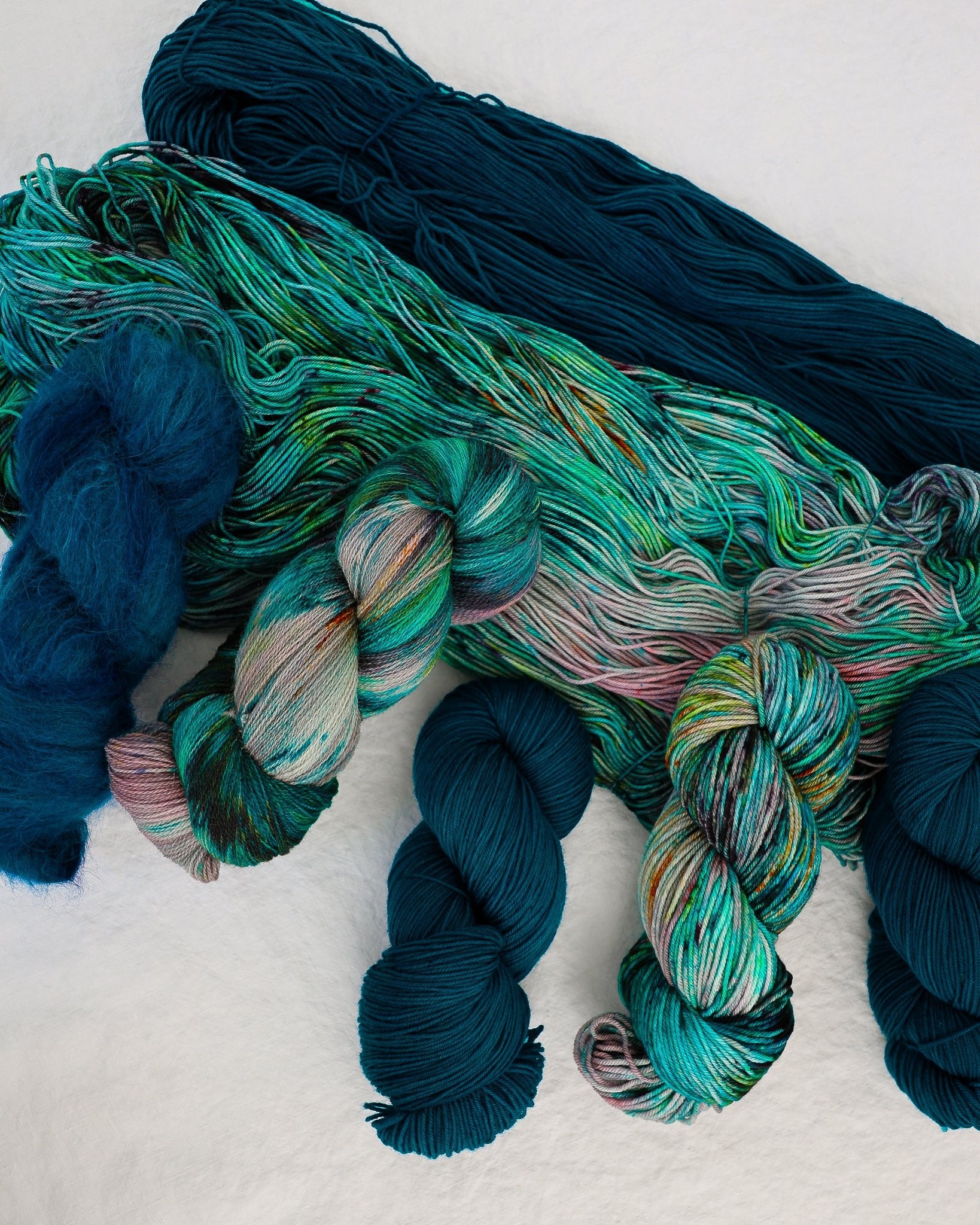 Cape Elizabeth - Ruby and Roses Yarn - Hand Dyed Yarn