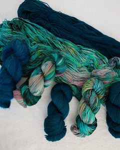 Cape Elizabeth - Ruby and Roses Yarn - Hand Dyed Yarn