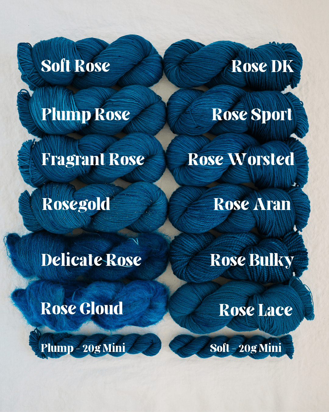 Cape Elizabeth - Ruby and Roses Yarn - Hand Dyed Yarn
