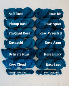 Cape Elizabeth - Ruby and Roses Yarn - Hand Dyed Yarn
