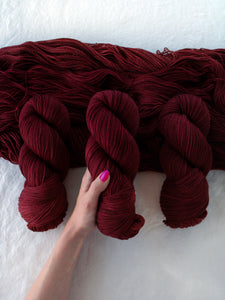 Chestnut - Ruby and Roses Yarn - Hand Dyed Yarn