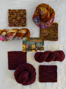 Christmas Market - Sock Set - Ruby and Roses Yarn - Hand Dyed Yarn