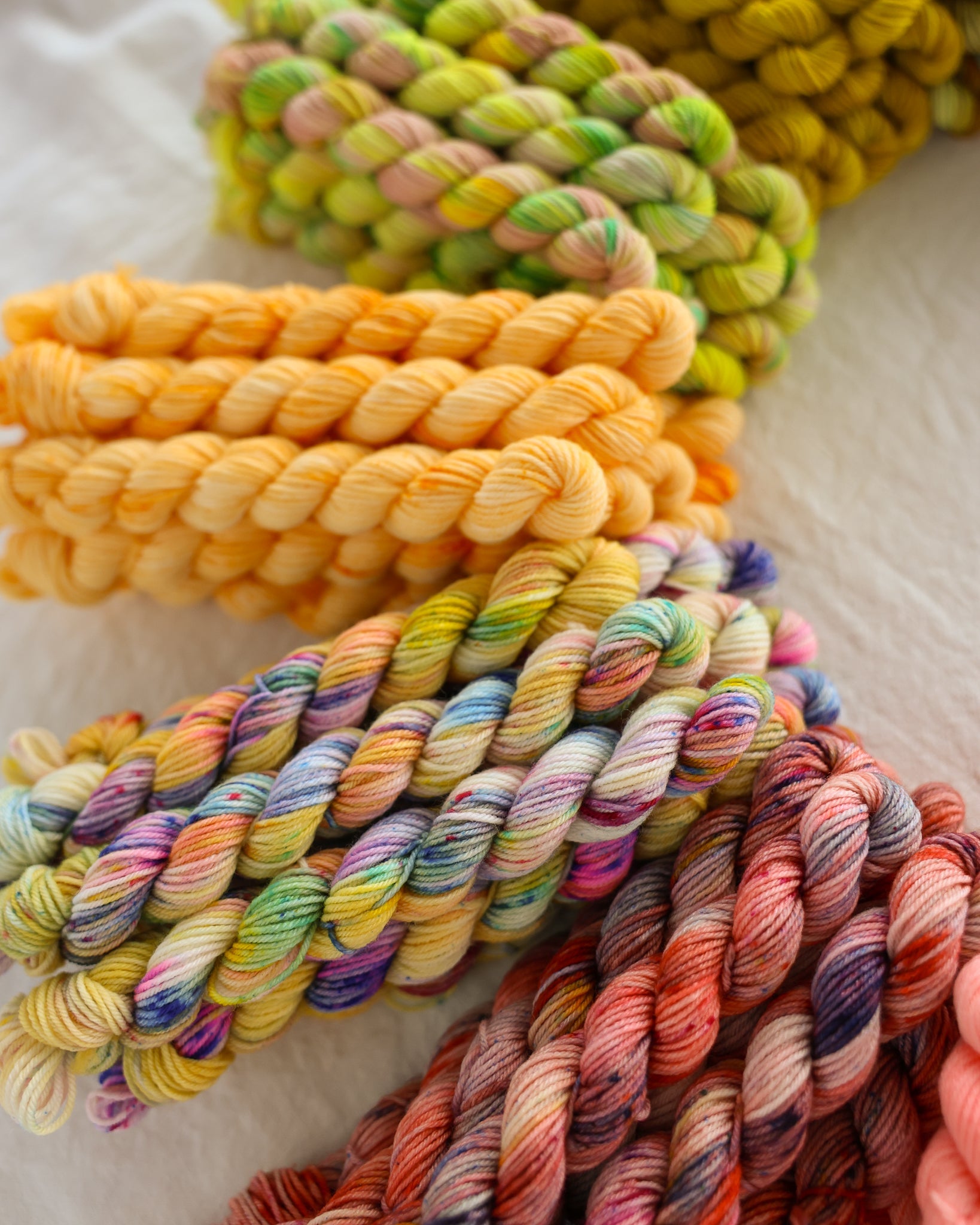 Citrine | Month 5 - COLOR WHEEL CLUB - Ruby and Roses Yarn - Hand Dyed Yarn