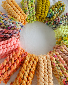 Citrine | Month 5 - COLOR WHEEL CLUB - Ruby and Roses Yarn - Hand Dyed Yarn