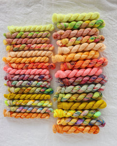 Citrine | Month 5 - COLOR WHEEL CLUB - Ruby and Roses Yarn - Hand Dyed Yarn