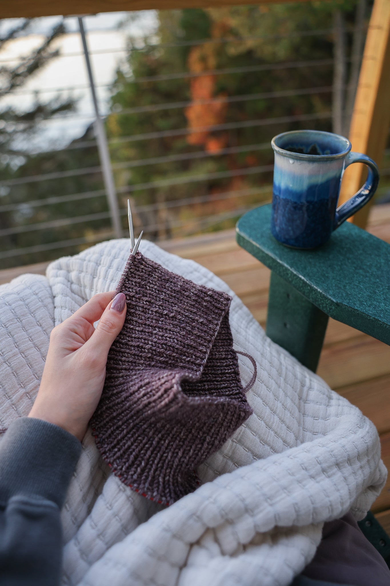 Coastline - Ruby and Roses Yarn - Hand Dyed Yarn