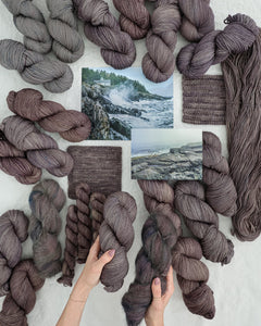 Coastline - Ruby and Roses Yarn - Hand Dyed Yarn