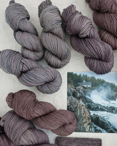 Coastline - Ruby and Roses Yarn - Hand Dyed Yarn
