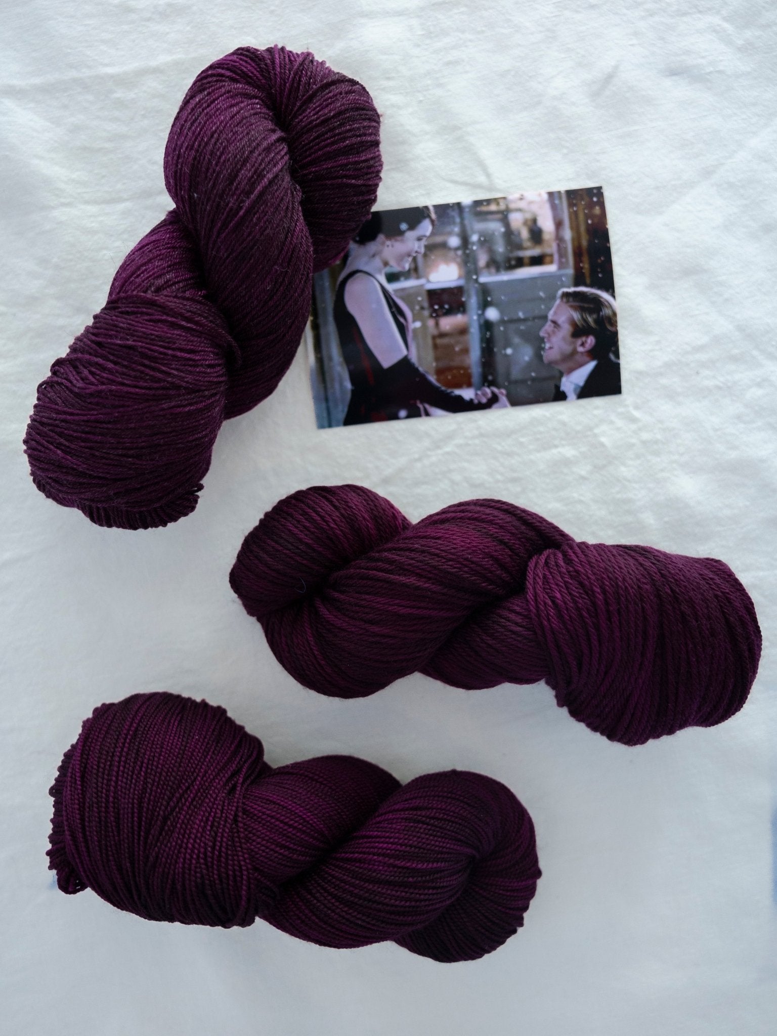 commitment moment - Ruby and Roses Yarn - Hand Dyed Yarn