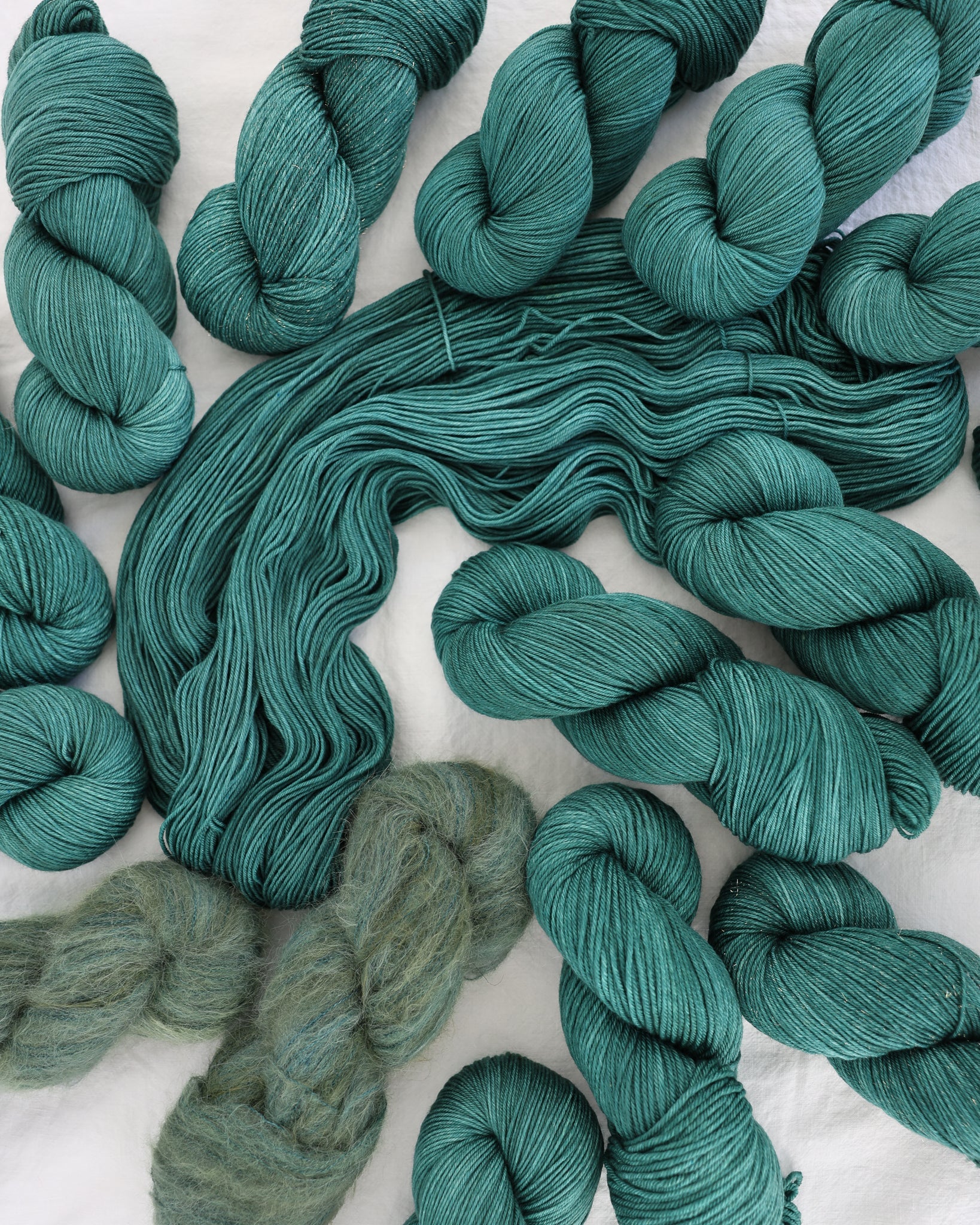 Conifer - Ruby and Roses Yarn - Hand Dyed Yarn