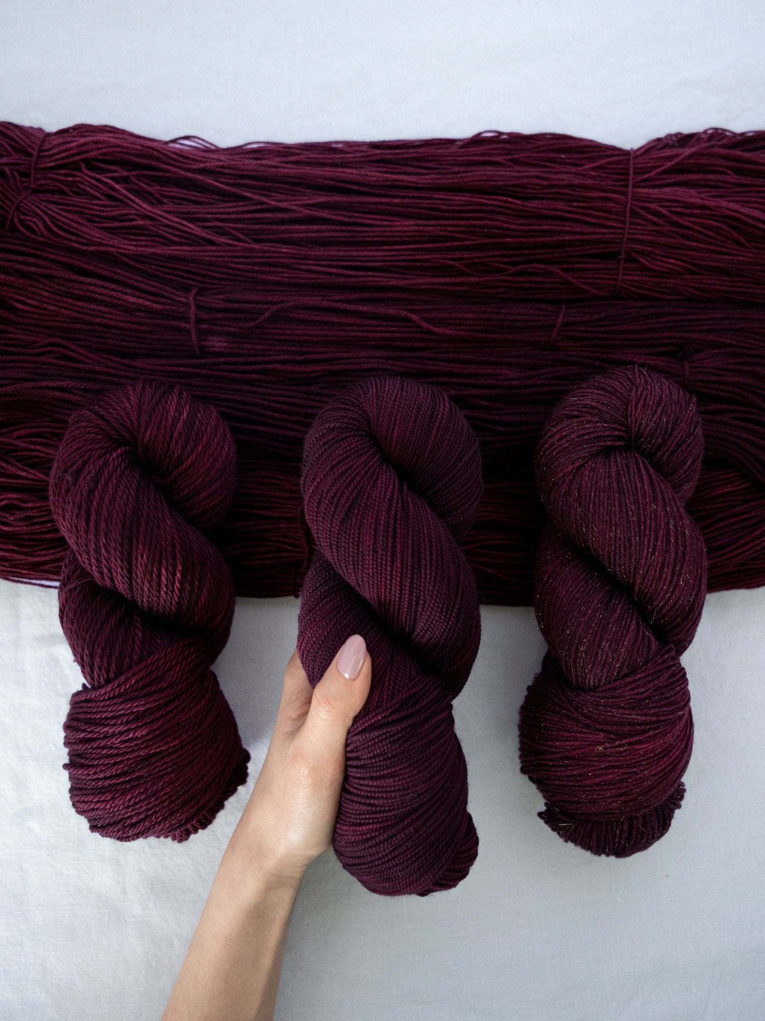 cottage core - Ruby and Roses Yarn - Hand Dyed Yarn