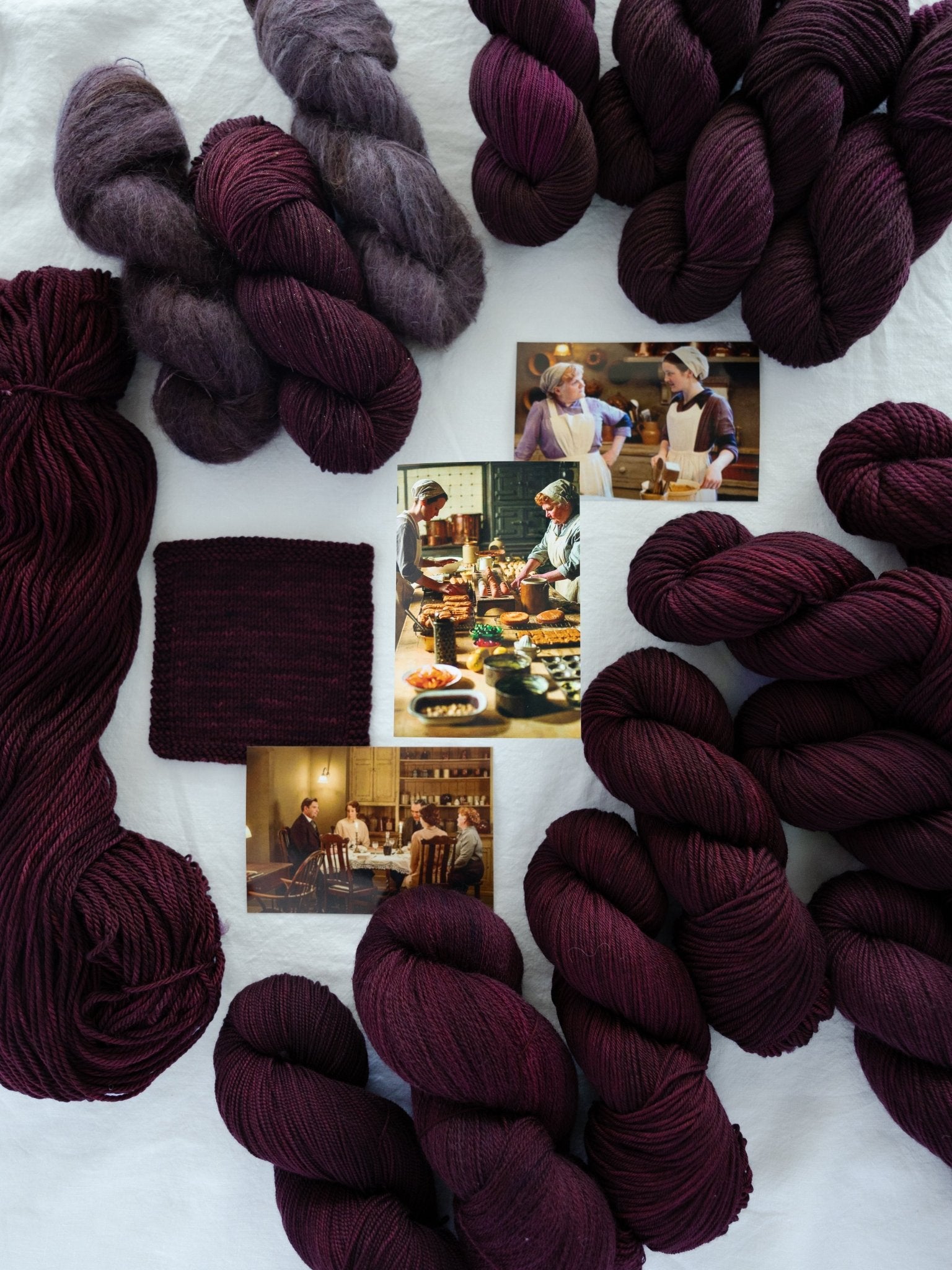cottage core - Ruby and Roses Yarn - Hand Dyed Yarn
