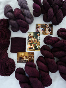 cottage core - Ruby and Roses Yarn - Hand Dyed Yarn
