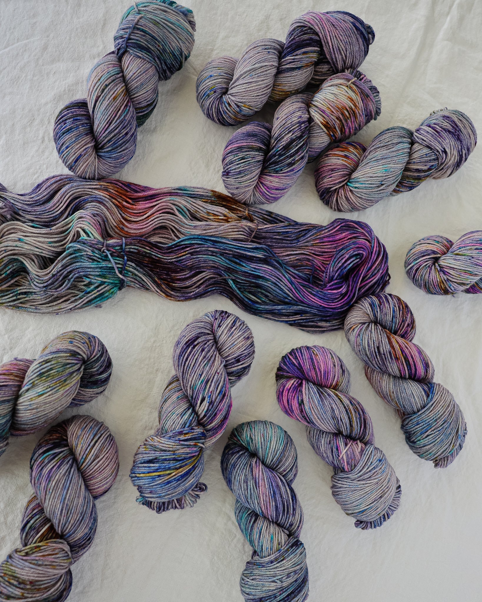 Dewdrop - Ruby and Roses Yarn - Hand Dyed Yarn