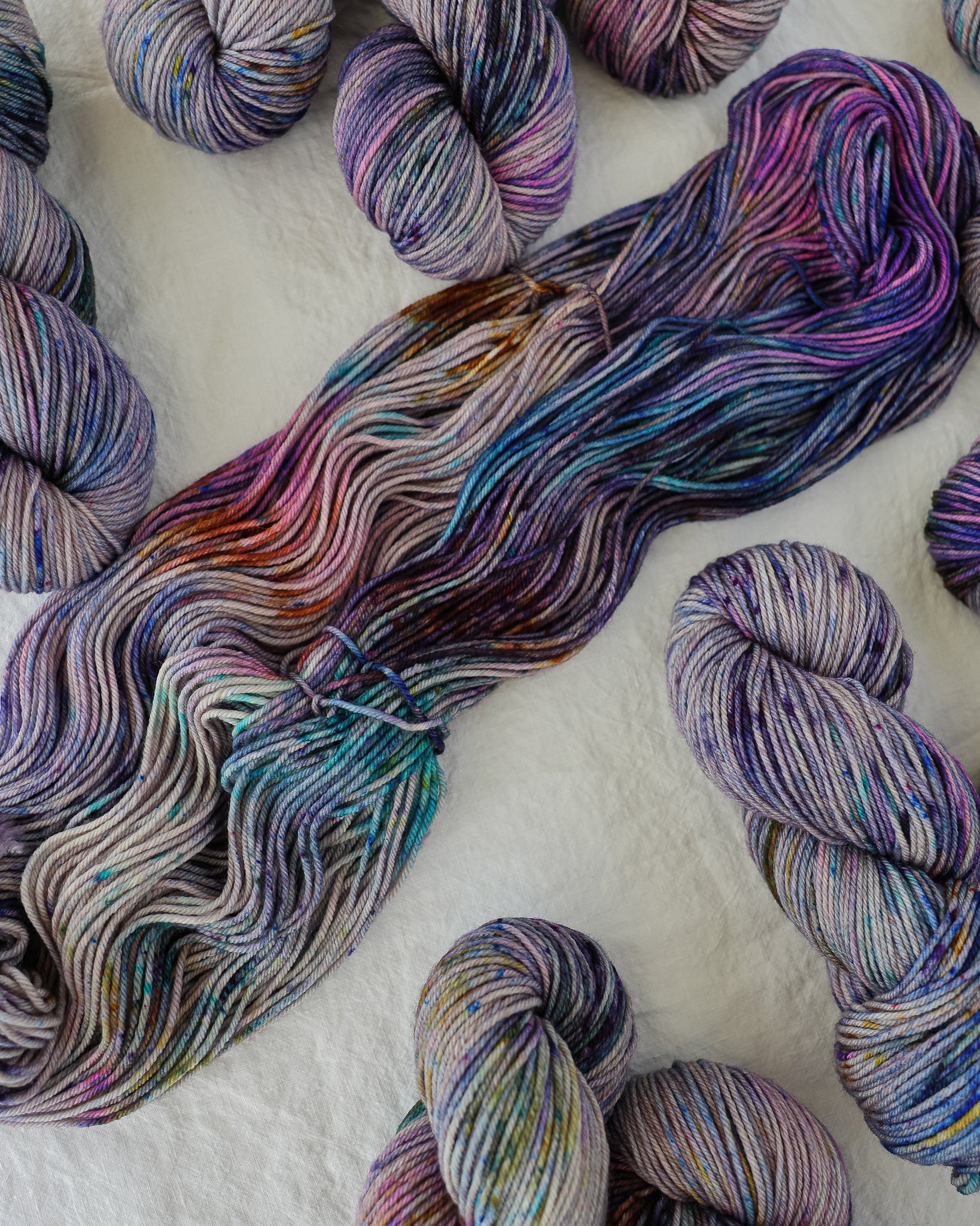 Dewdrop - Ruby and Roses Yarn - Hand Dyed Yarn