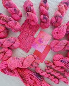 Diva - Ruby and Roses Yarn - Hand Dyed Yarn