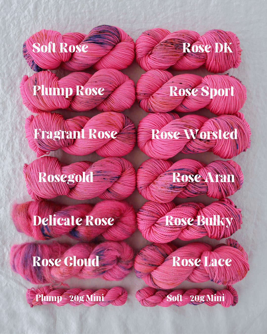 Diva - Ruby and Roses Yarn - Hand Dyed Yarn