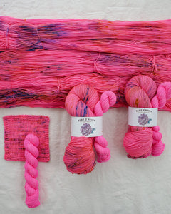 Diva - Sock Set - Ruby and Roses Yarn - Hand Dyed Yarn