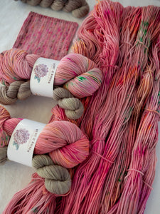 drama queen - sock set - Ruby and Roses Yarn - Hand Dyed Yarn