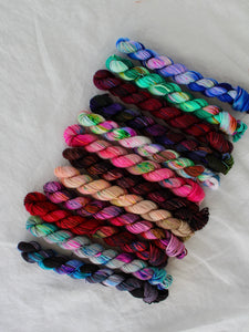 Dreaming of Germany - 10g Minis Collection - Ruby and Roses Yarn - Hand Dyed Yarn