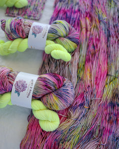 Early Riser - Sock Set - Ruby and Roses Yarn - Hand Dyed Yarn