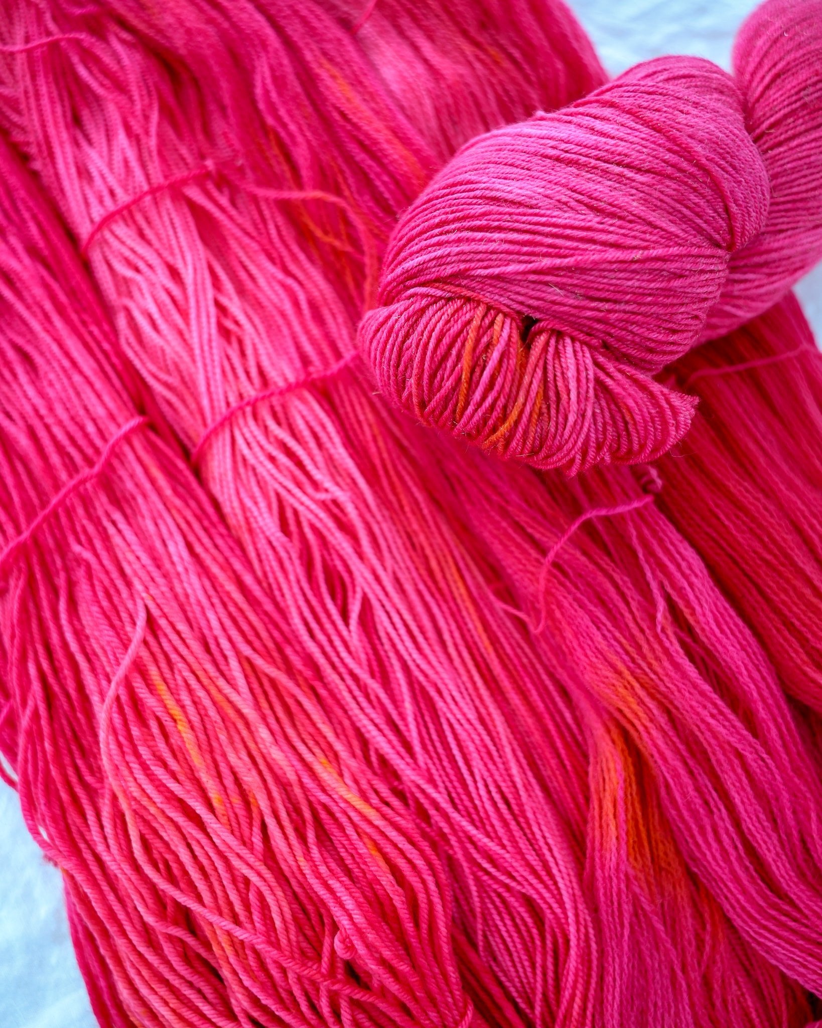 free spirit (with yellow flecks) - Ruby and Roses Yarn - Hand Dyed Yarn