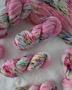 Fresh Cut Flowers - Ruby and Roses Yarn - Hand Dyed Yarn