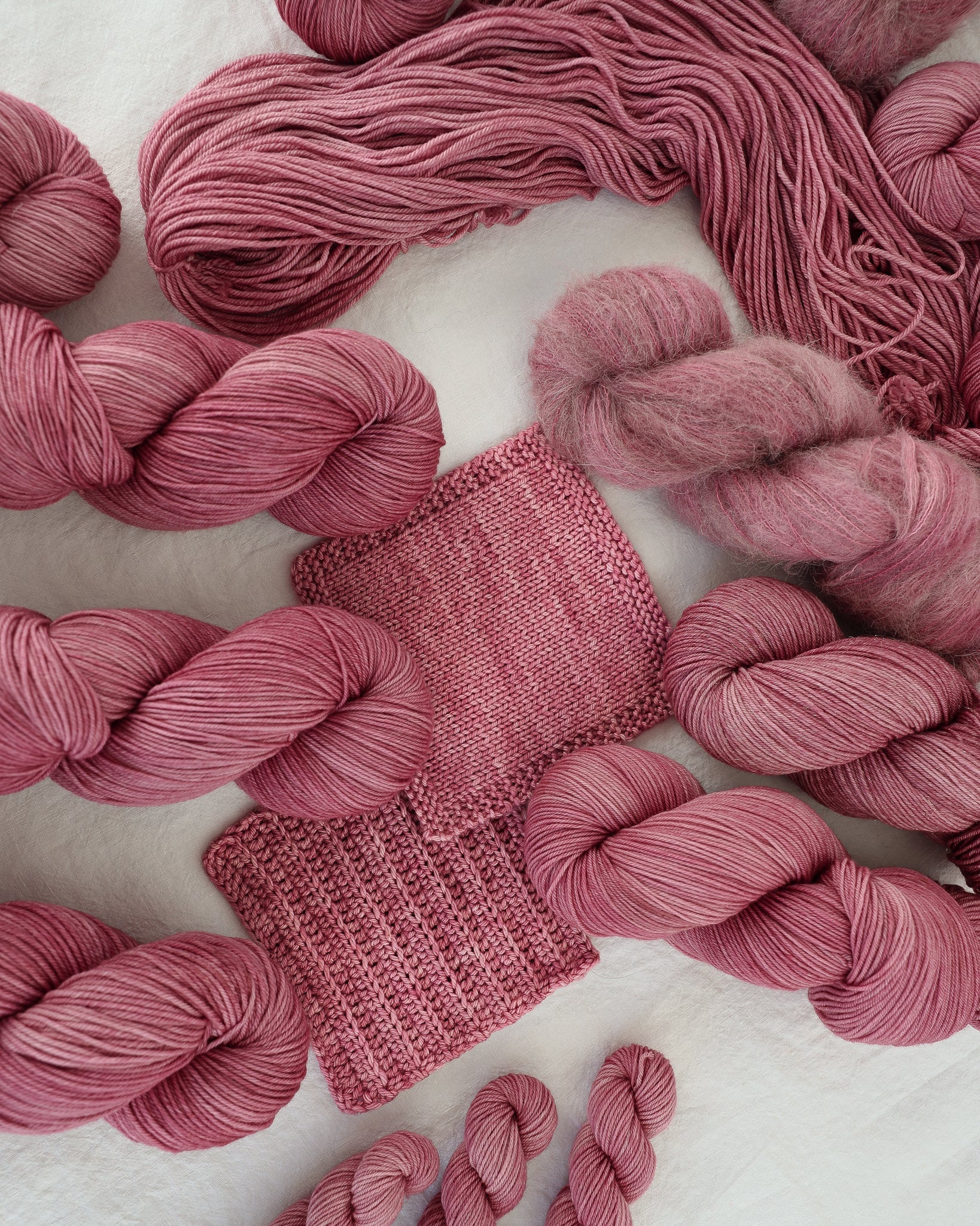 Glitzy - Ruby and Roses Yarn - Hand Dyed Yarn